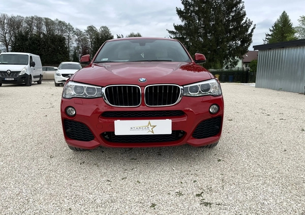 BMW X4 cena 99900 przebieg: 148271, rok produkcji 2015 z Nowy Dwór Mazowiecki małe 254